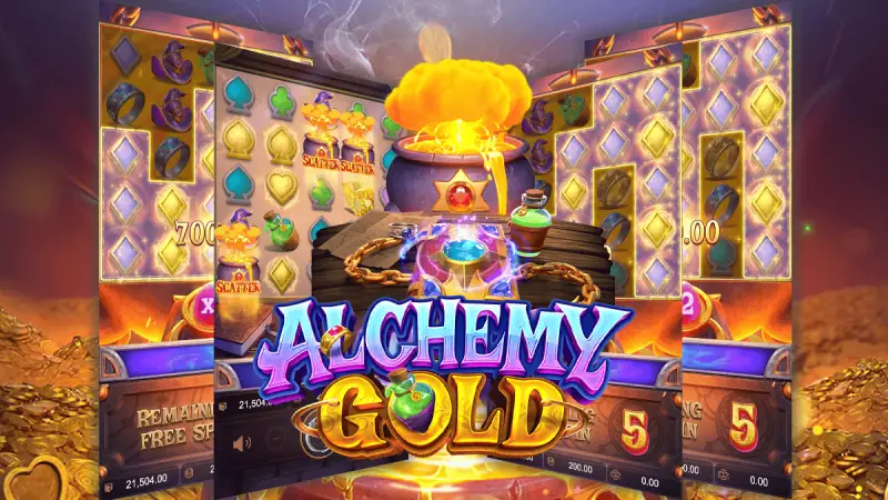 เกมอัญมณีแห่งปีจาก pg slot เว็บตรง ต้องเกมนี้ Alchemy Gold