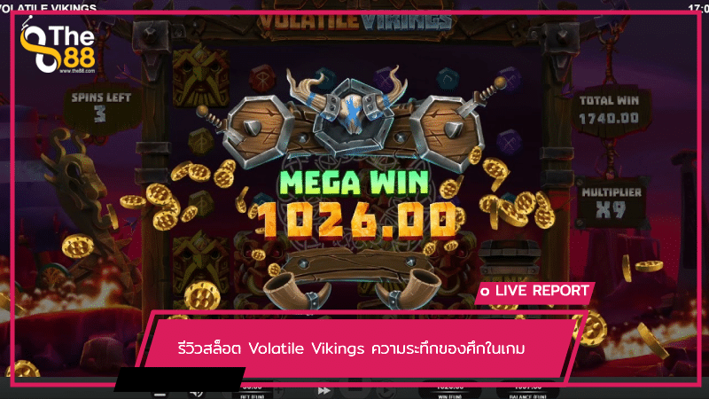 รีวิวสล็อต Volatile Vikings ความระทึกของศึกในเกม