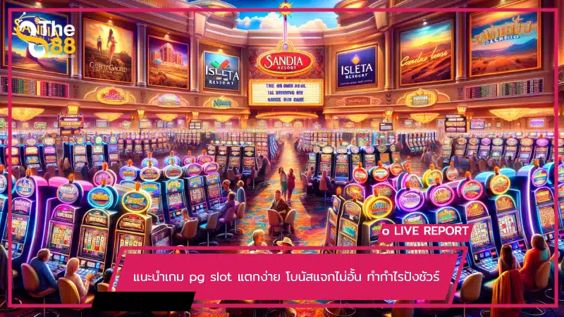 แนะนำเกม pg slot แตกง่าย โบนัสแจกไม่อั้น ทำกำไรปังชัวร์