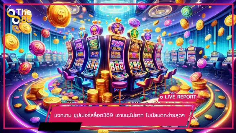 แจกเกม ซุปเปอร์สล็อต369 เอาชนะไม่ยาก โบนัสแตกง่ายสุดๆ